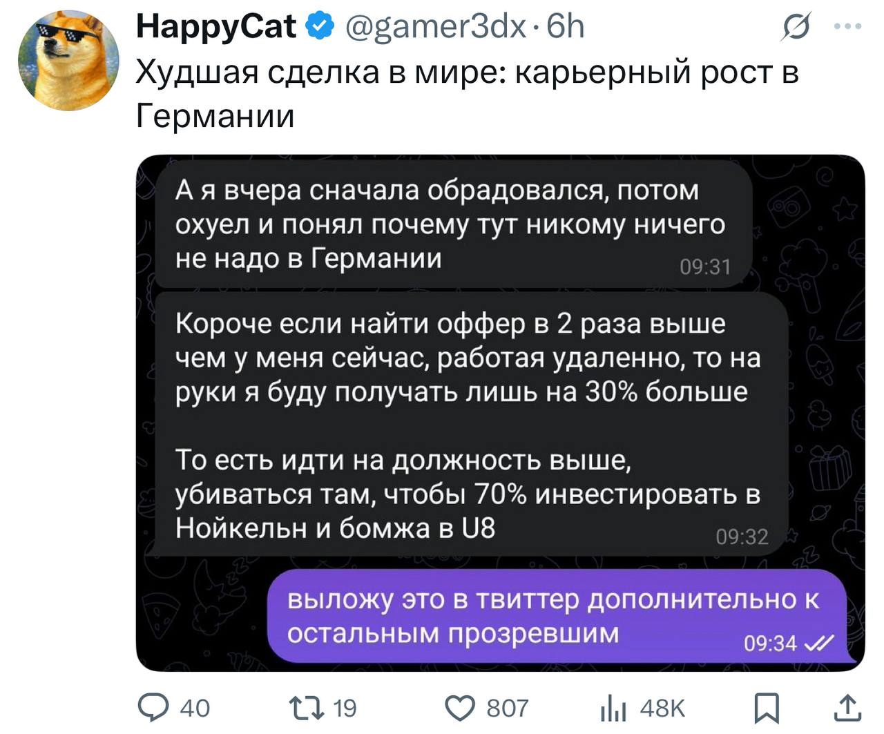 Фотография поста